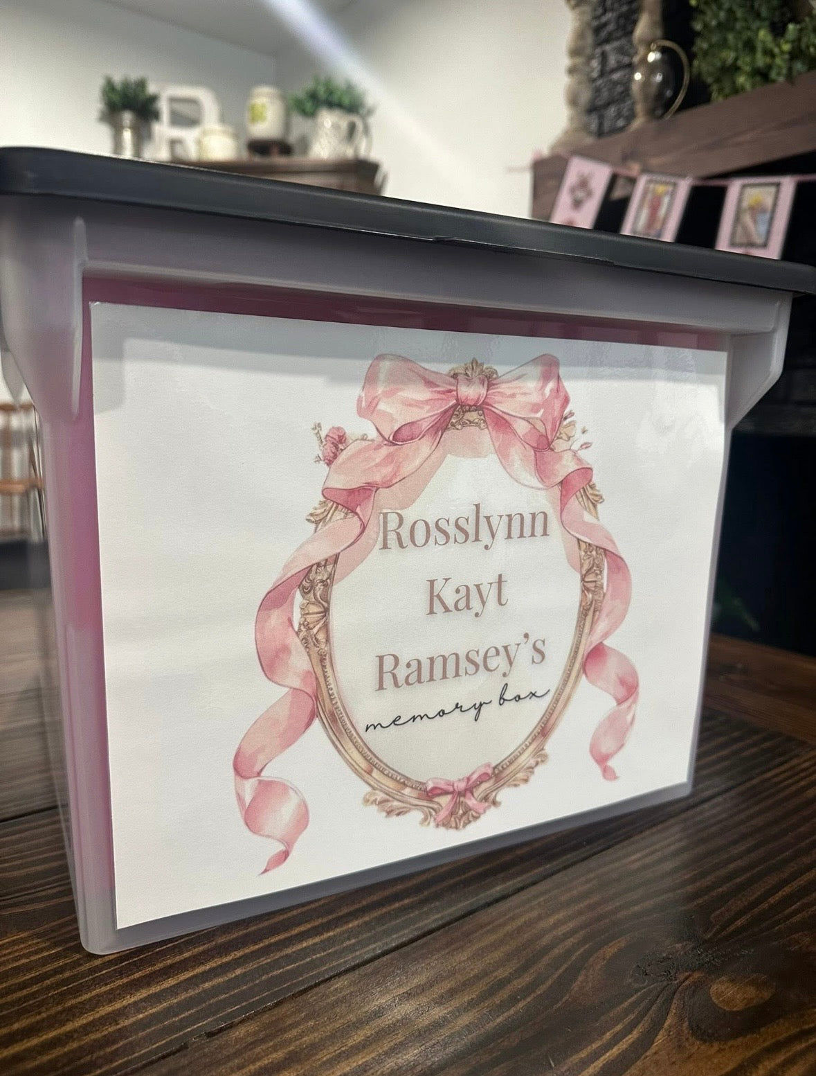 Custom Memory Box