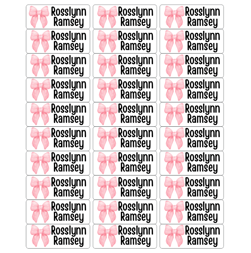 Custom Supply Labels